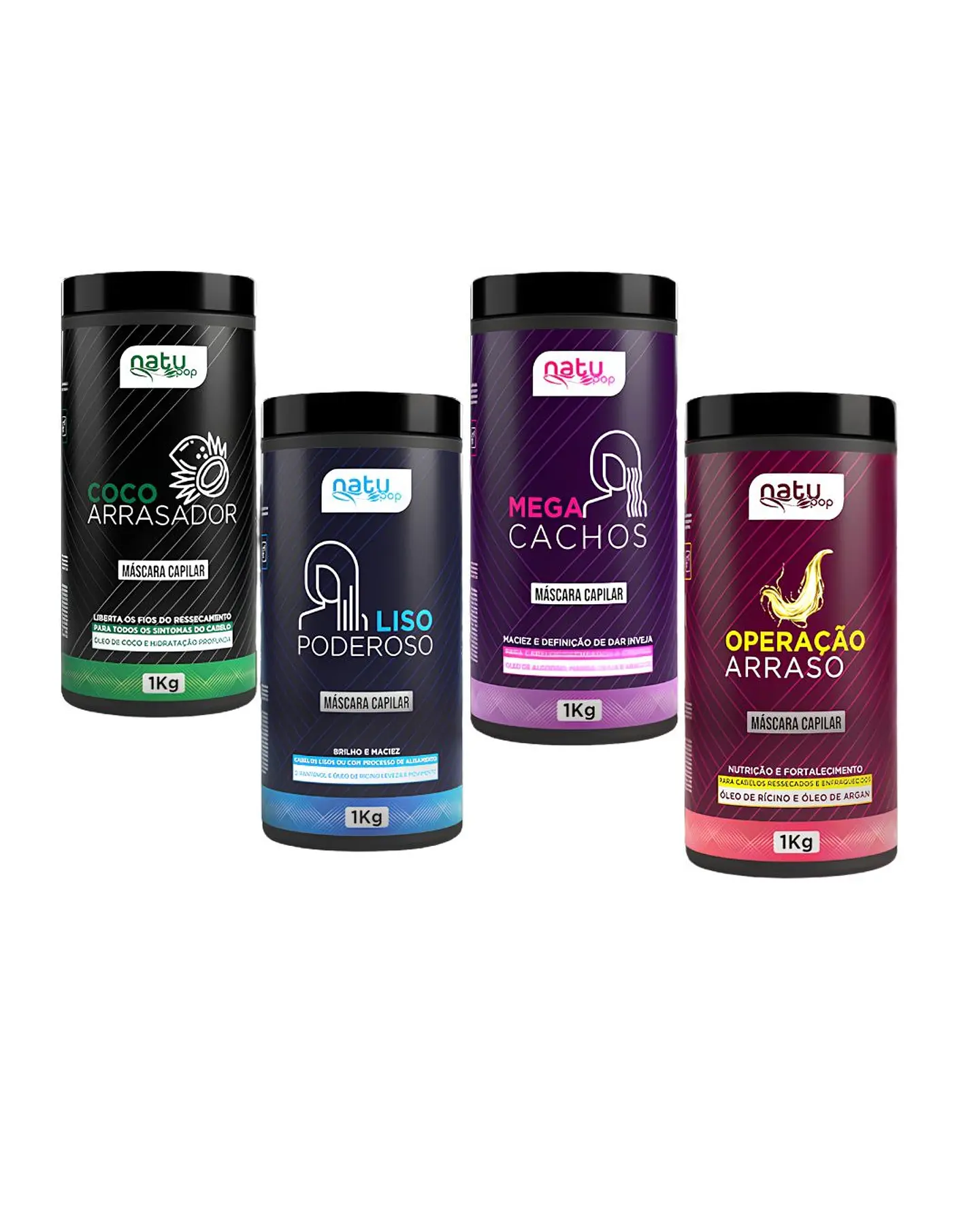 Pack Reventa Natupop – Kit de 4 máscaras para venta o regalo 1