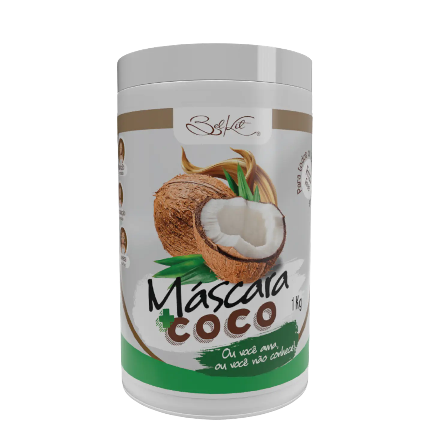 Trío Máscaras 1 kg Belkit (Coco + Argán + Bomba) 1