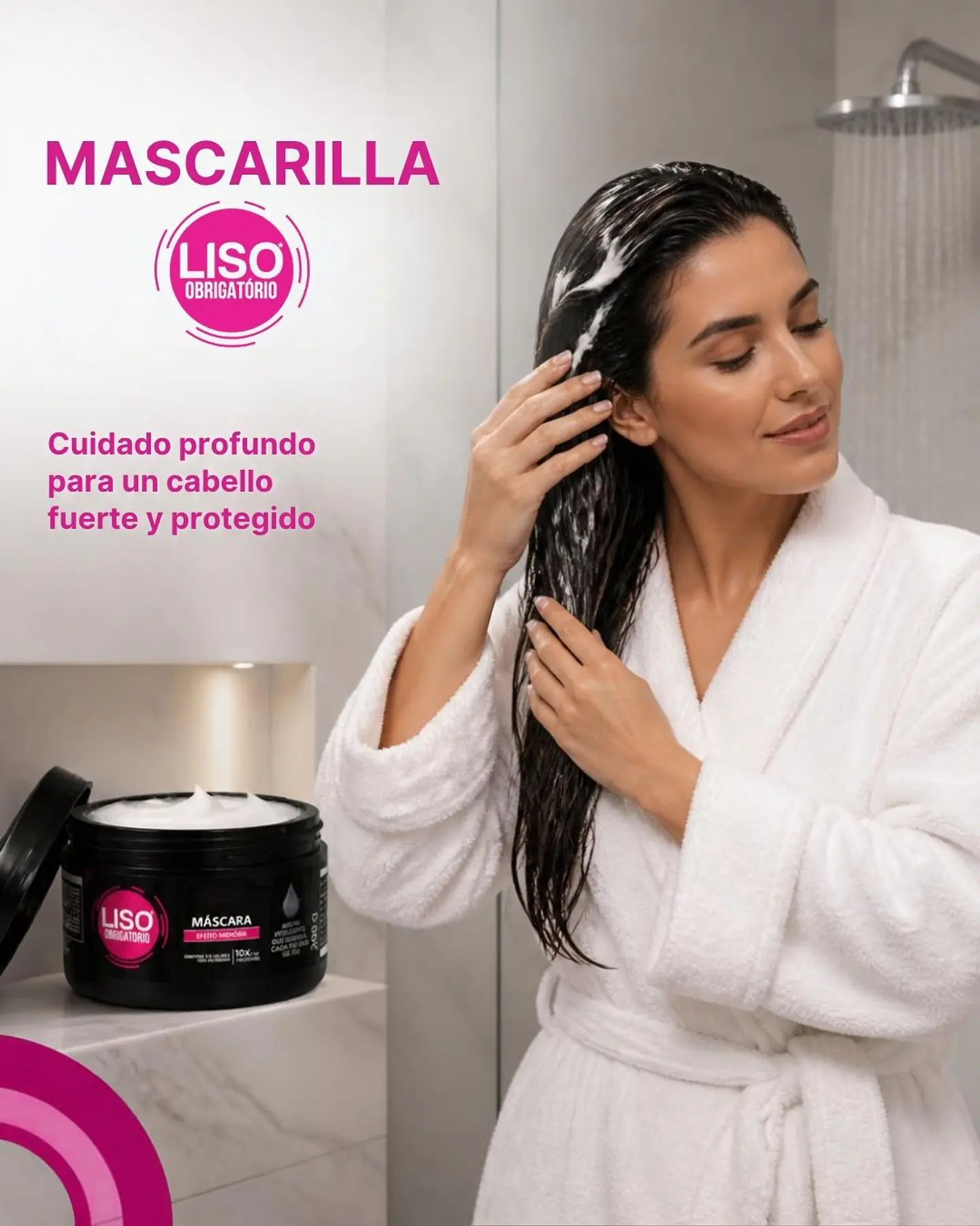 Liso Obrigatório Home Care Dúo Máscara 300 g + Leave-in 200 ml 4