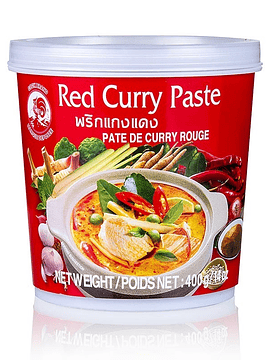 Salsa curry roja en pasta