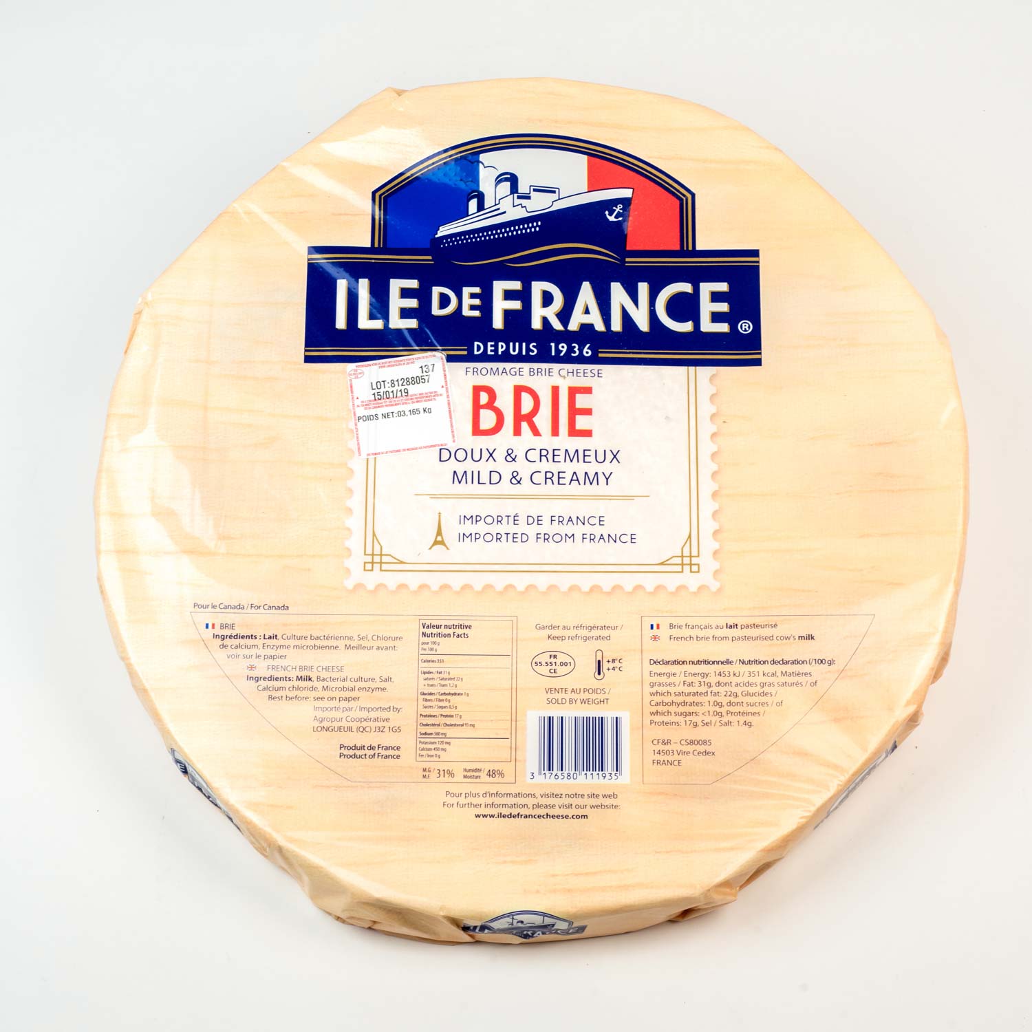 Queso Brie Ile de France