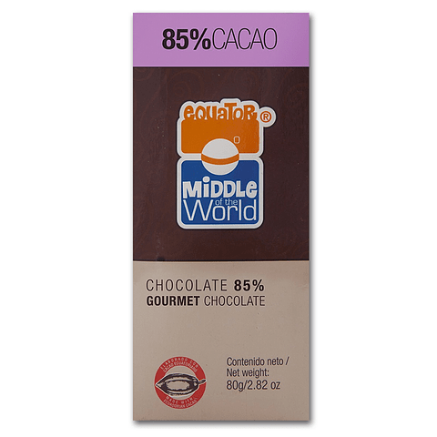 Chocolate Equator  72% cacao 80gr