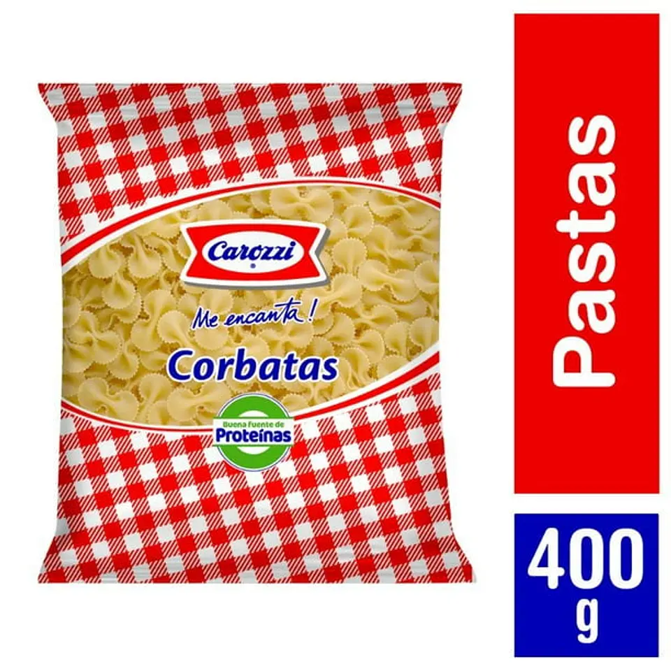Fideos Corbatas Carozzi 400g 1