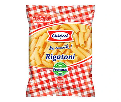 Fideos rigatoni carozzi 400g
