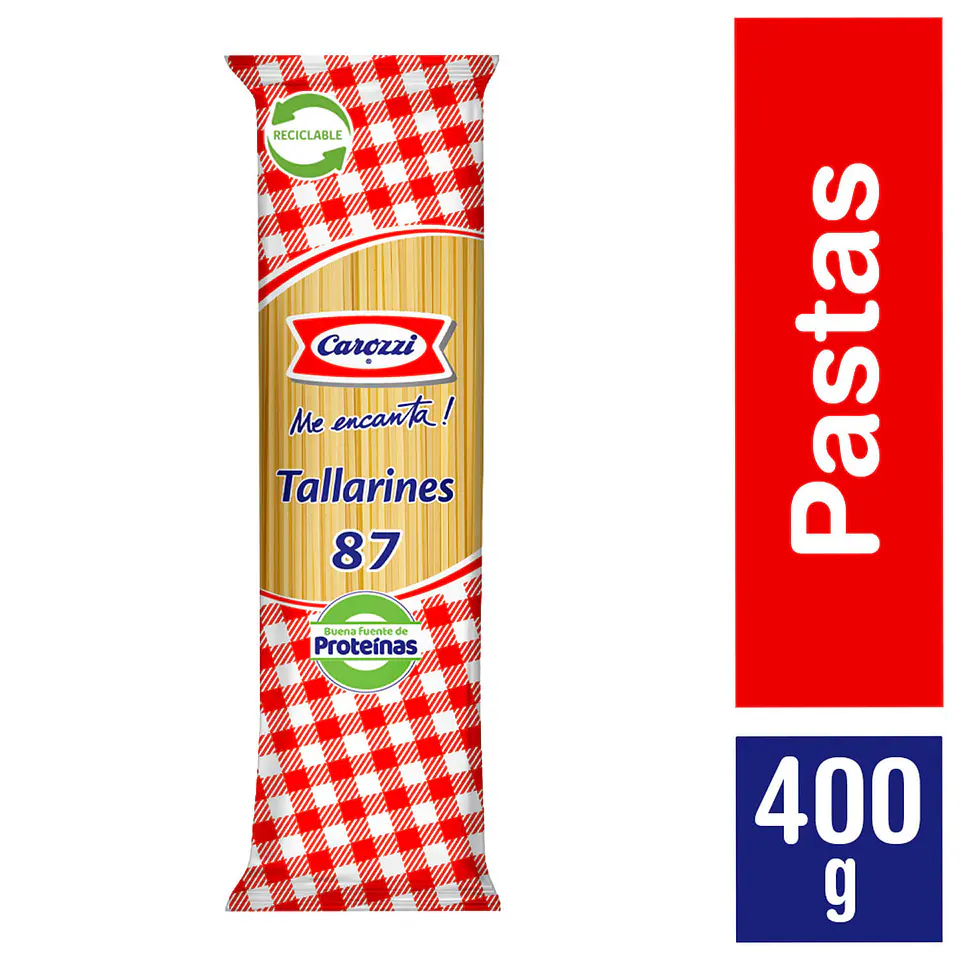 Fideos carozzi número 87 1