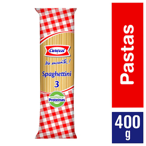 Fideos Carozzi nro 3