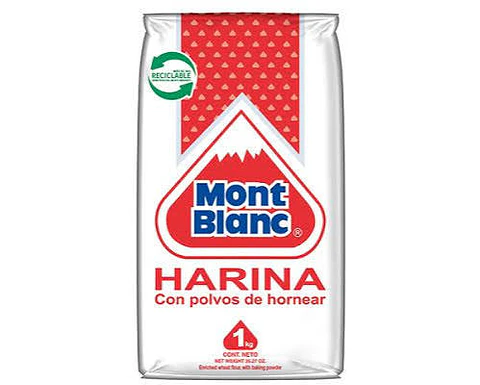 Harina Mont Blanc c/polvo 1 kg