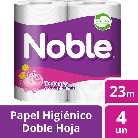 papel higiénico noble 4x23m
