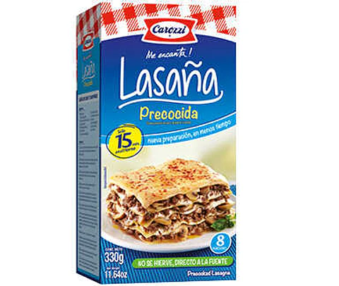 Lasaña Precocida carozzi 400g