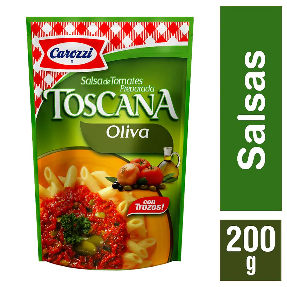 Salsa Toscana Oliva 200g Carozzi  1