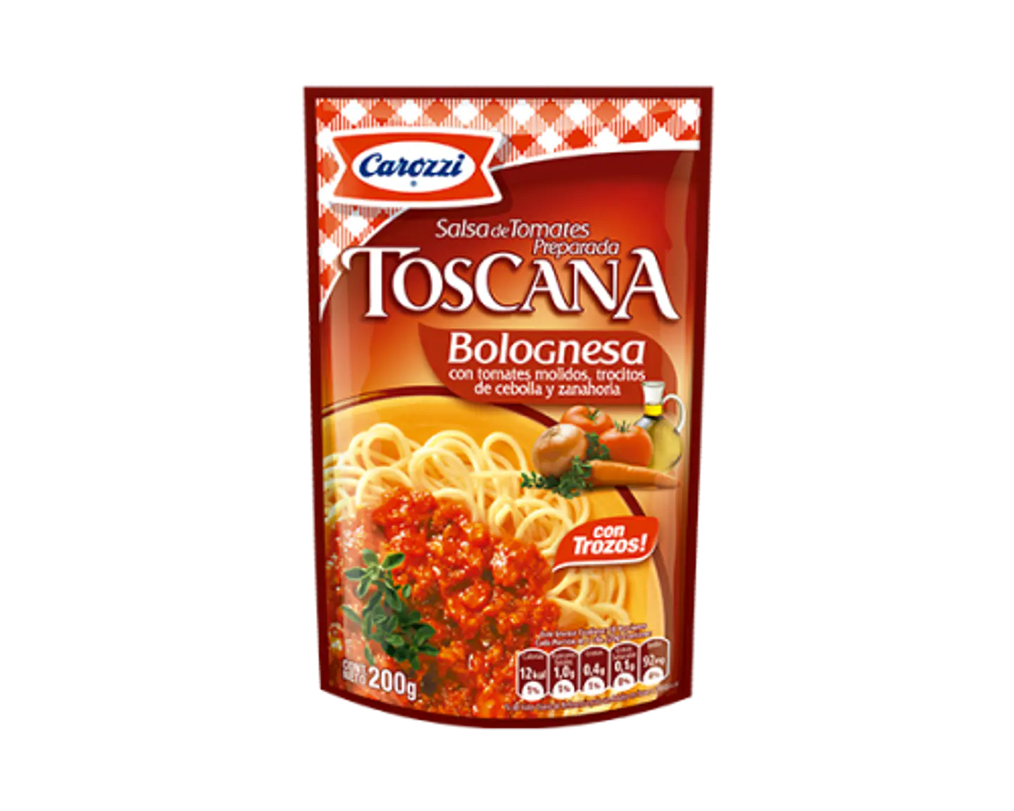 Salsa Toscana Bolognesa Carozzi 200g  1