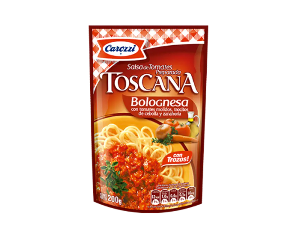Salsa Toscana Bolognesa Carozzi 200g  1