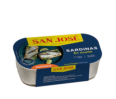 Sardina San José  en aceite 125g