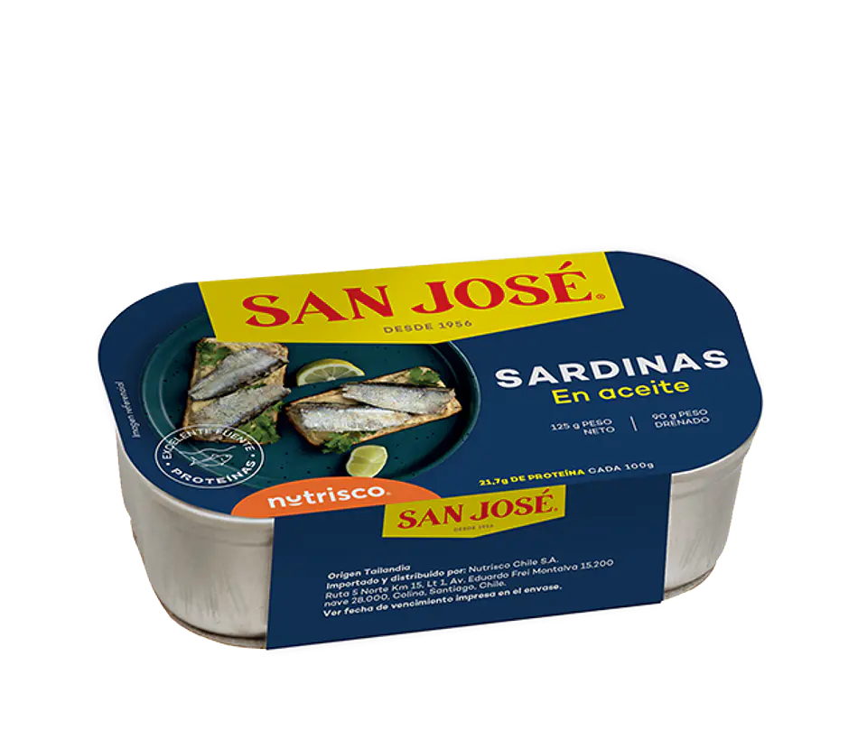 Sardina San José  en aceite 125g 1