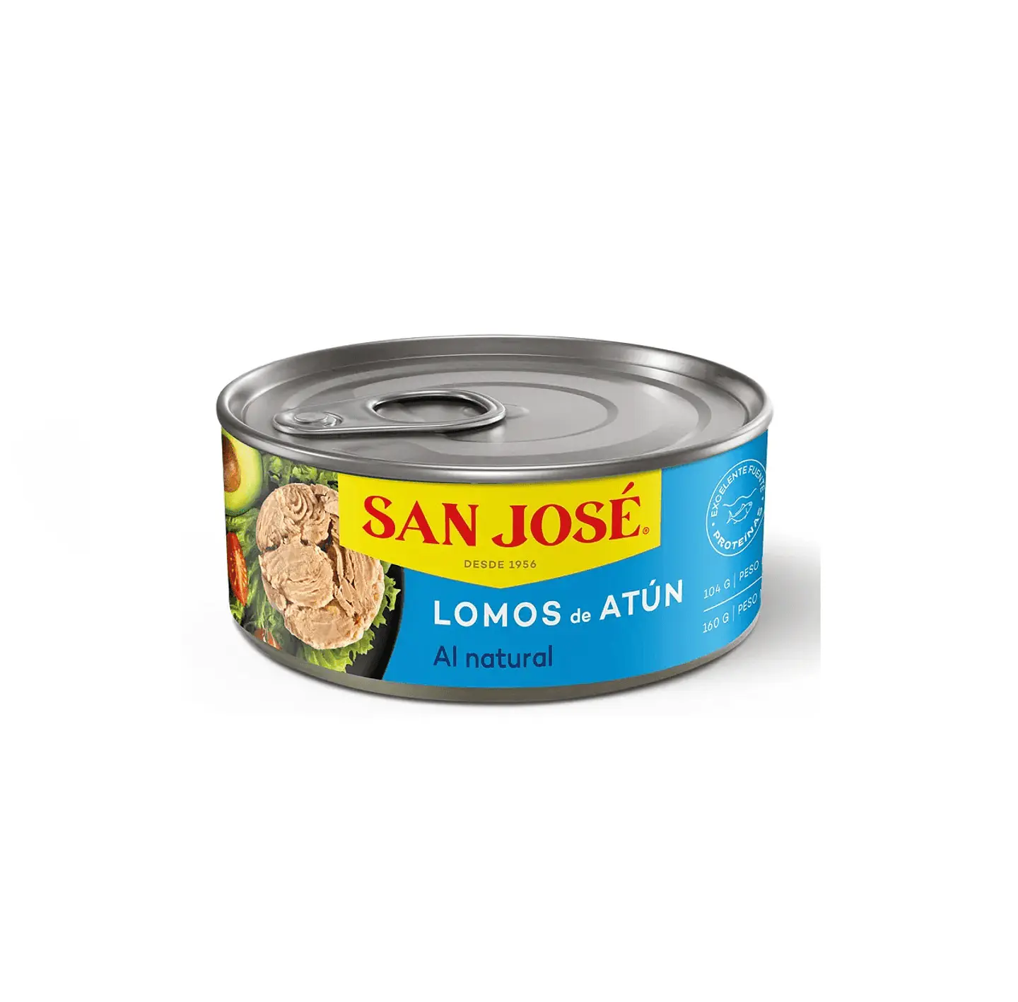 Lomos de atún San Jose al agua 160g 1