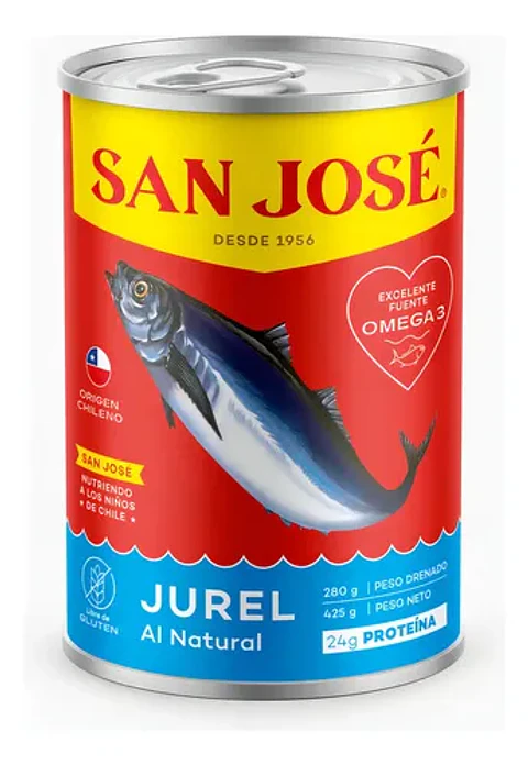 Jurel al natural San Jose 425g