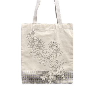 Bolsa tela japonesa, impresa en serigrafía