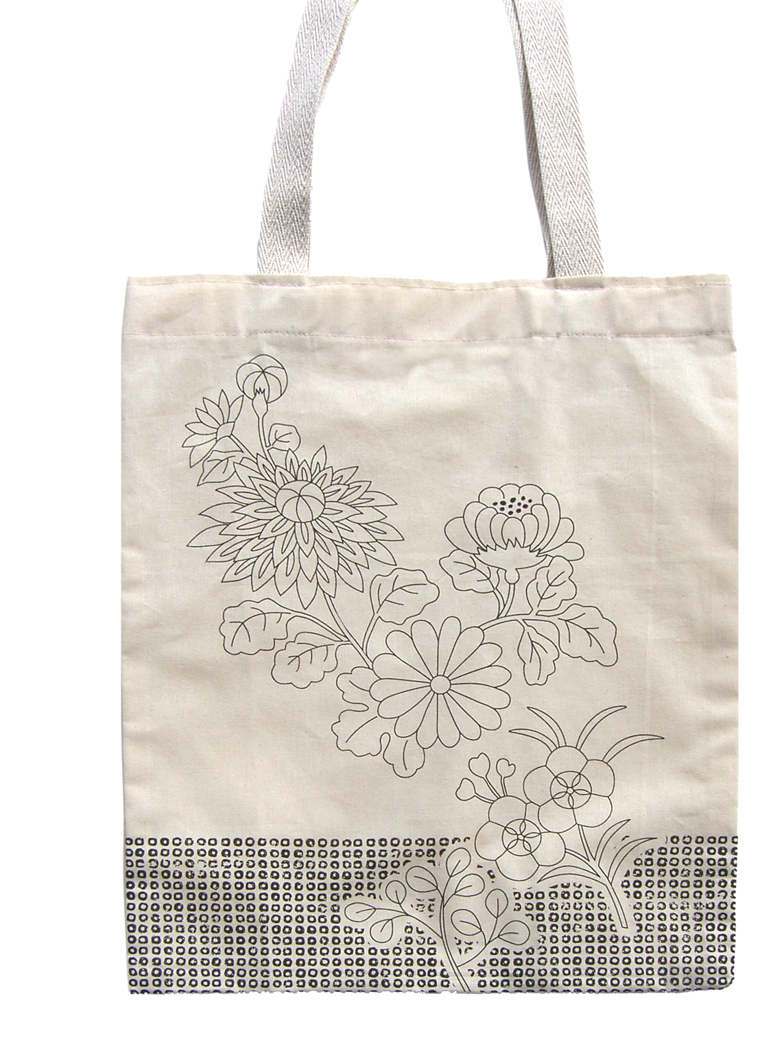 Bolsa tela japonesa, impresa en serigrafía 1