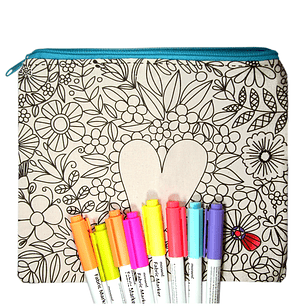 Kit para pintar estuche de tela