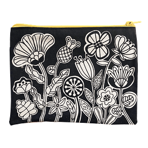 Estuche de tela folk