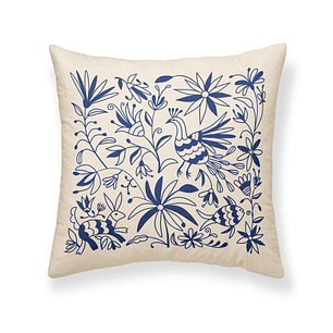 Funda Cojín Tenango, impresa en serigrafía