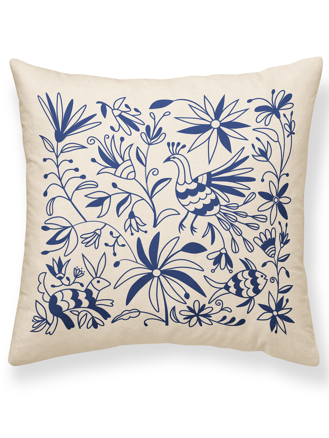 Funda Cojín Tenango, impresa en serigrafía 1