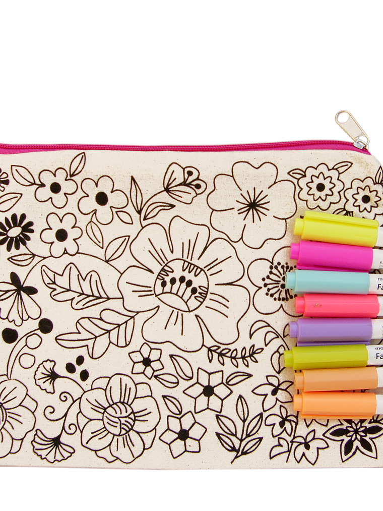 Kit para pintar estuche tela flor II 8 C 1