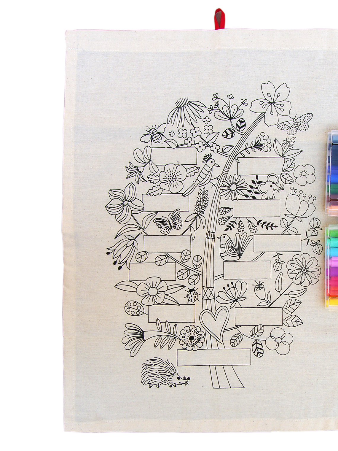 Kit para pintar Árbol de familia, impreso en serigrafía, 16 Colores 1