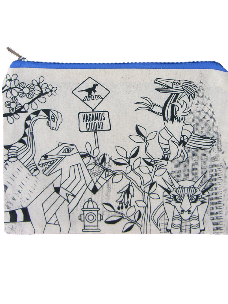 Estuche de tela Dinosaurios 1