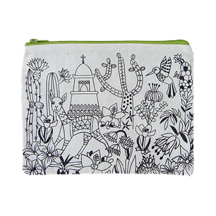 Estuche de tela Llama