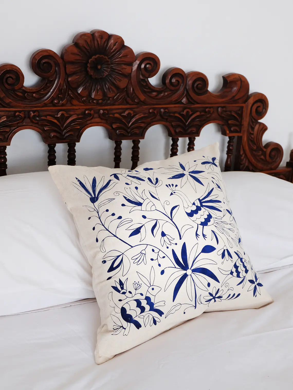 Funda Cojín Tenango, impresa en serigrafía 3