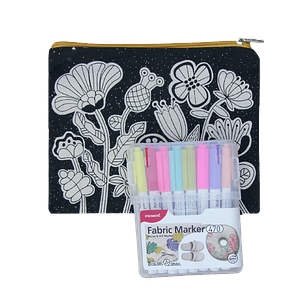 Kit para pintar estuche de tela Folk 8 C