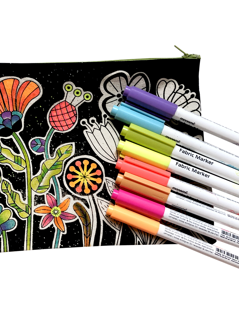 Kit para pintar estuche de tela Folk 8 C 2