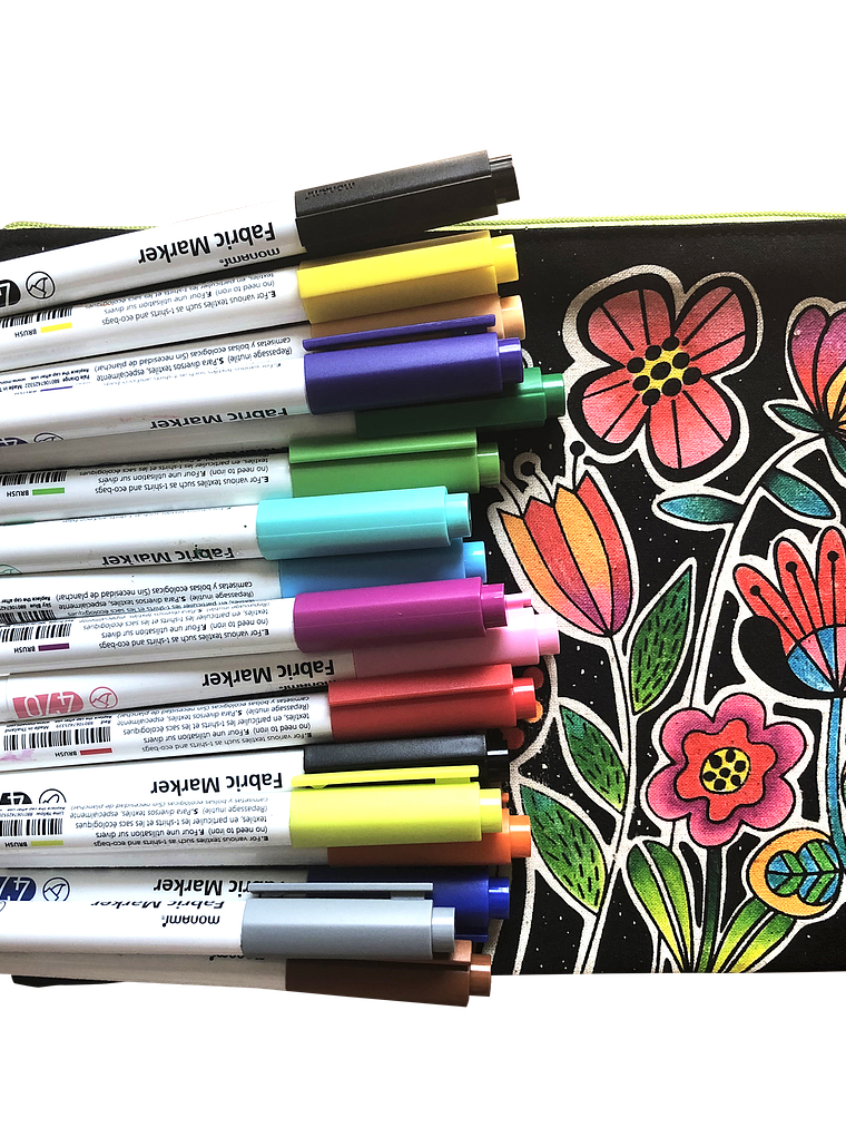 Kit para pintar estuche de tela Folk 16 C 2