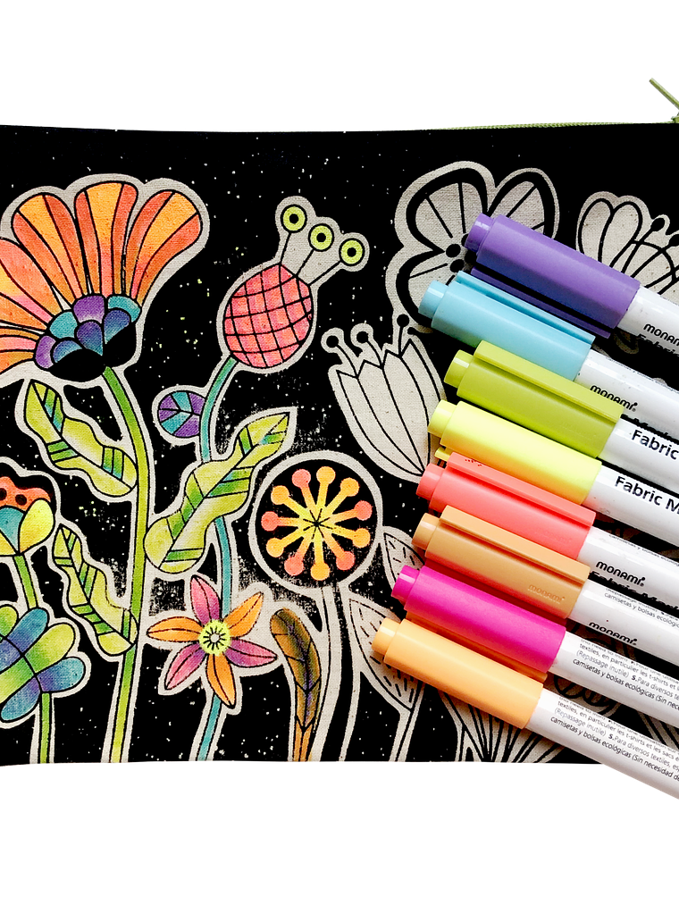 Set 8 marcadores textiles 2