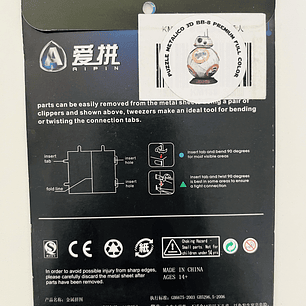 Puzzle BB-8 Full Color 3D