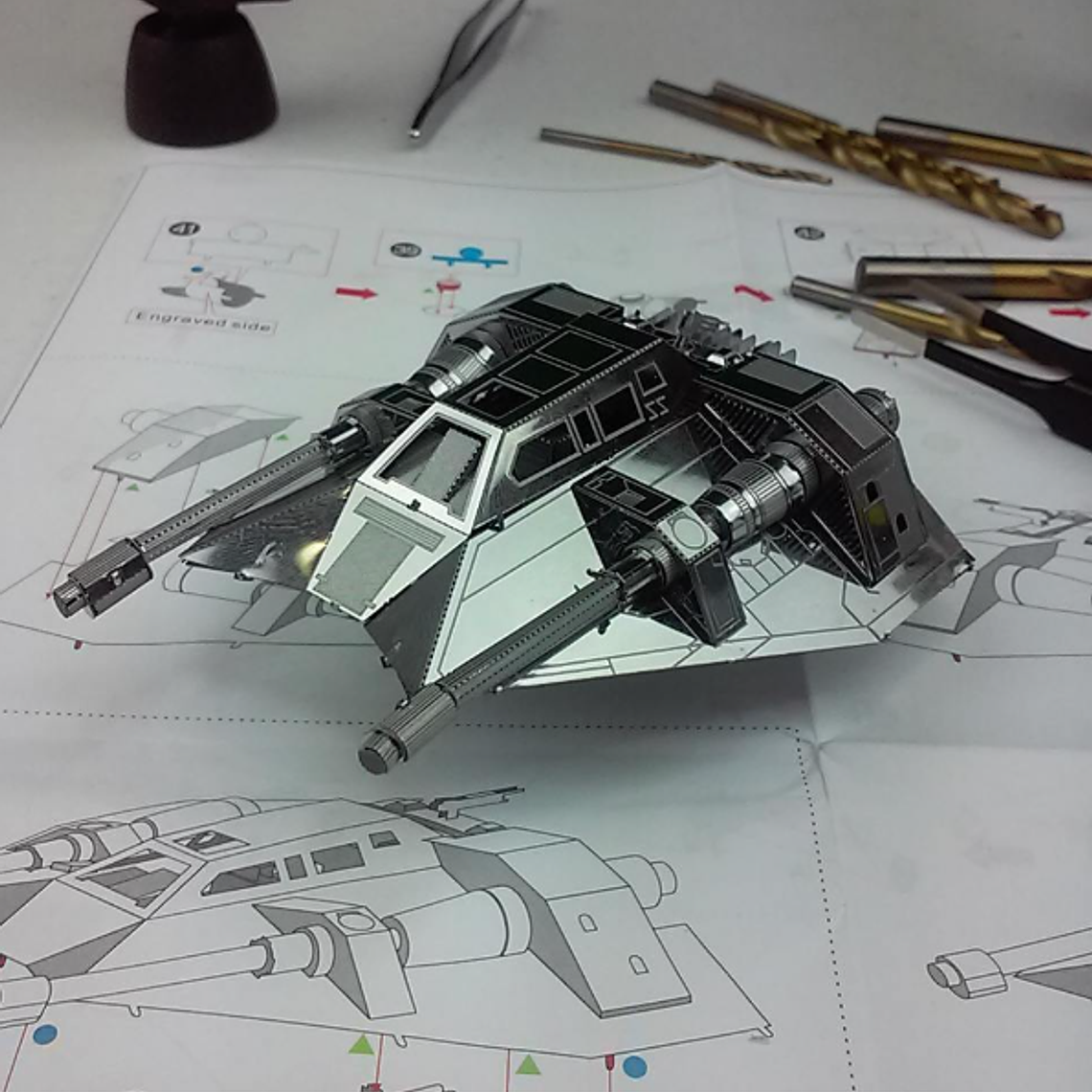 Puzzle Snowspeeder 3D 1