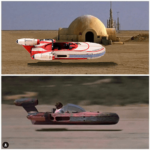 Puzzle Landspeeder Full Color 3D