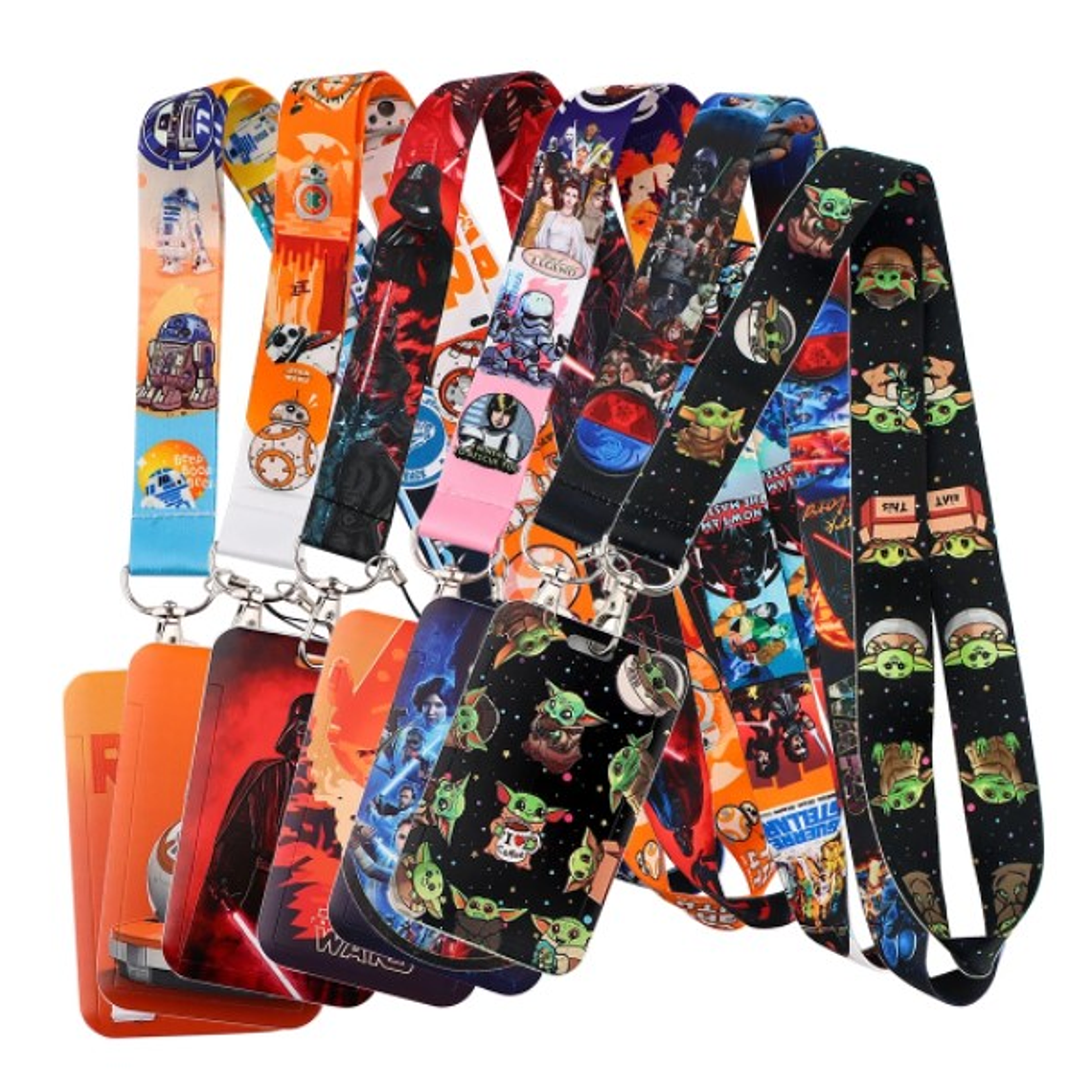 PORTA-TARJETAS CON CORDON STAR WARS 1