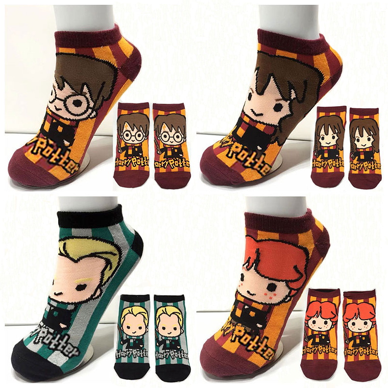 Pack 4 pares Calcetines Harry Potter diseño líneas 1