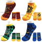 Pack 4 pares Calcetines Harry Potter Casas Hogwarts - Miniatura 1