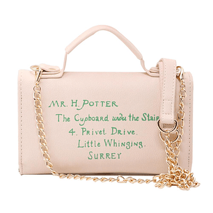 CARTERA DE MANO/ HOMBRO CARTA HOGWARTS DE HARRY POTTER