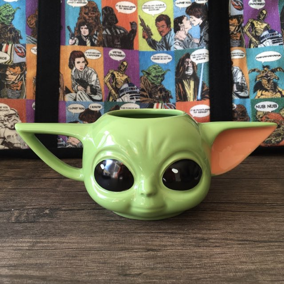 Tazón cerámica 3D Baby Yoda Mandalorian 1
