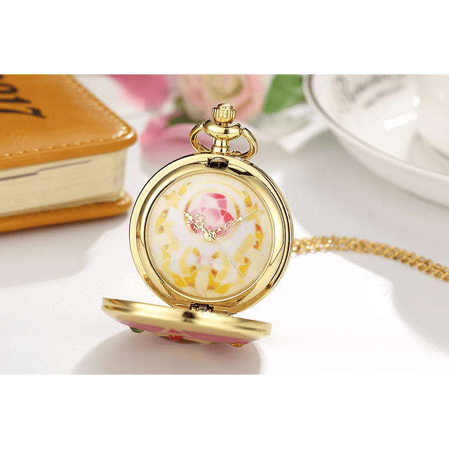 Reloj de bolsillo Sailor Moon y Sakura Card Captor