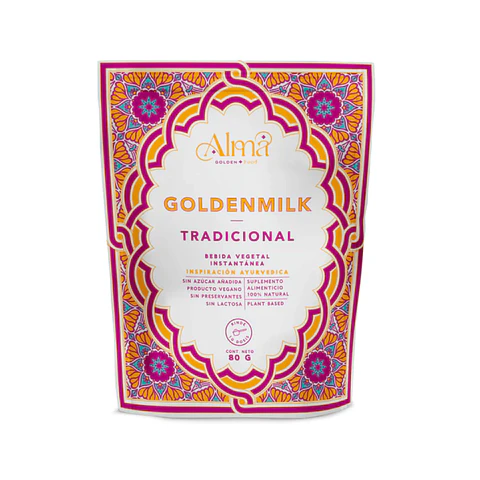 Leche Dorada Golden Milk Tradicional Alma Golden Food 80 grs