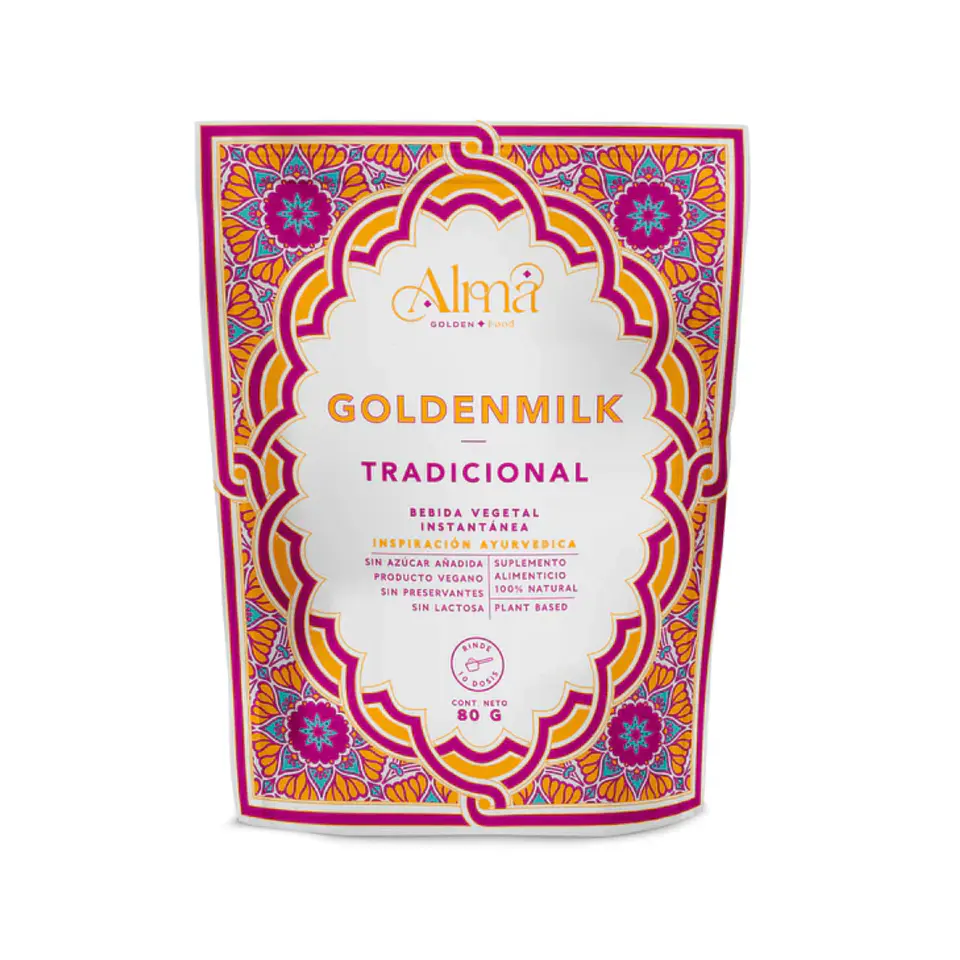 Leche Dorada Golden Milk Tradicional Alma Golden Food 80 grs 1