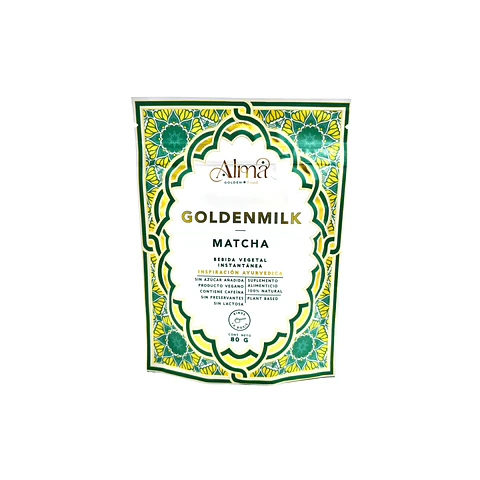 Leche Dorada Golden Milk Matcha Alma Golden Food 80 grs