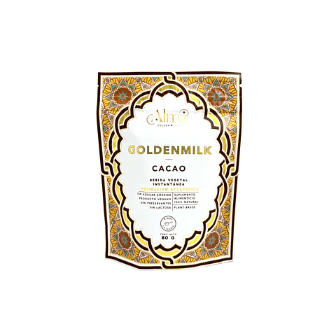 Leche Dorada Golden Milk Cacao Alma Golden Food 80 grs