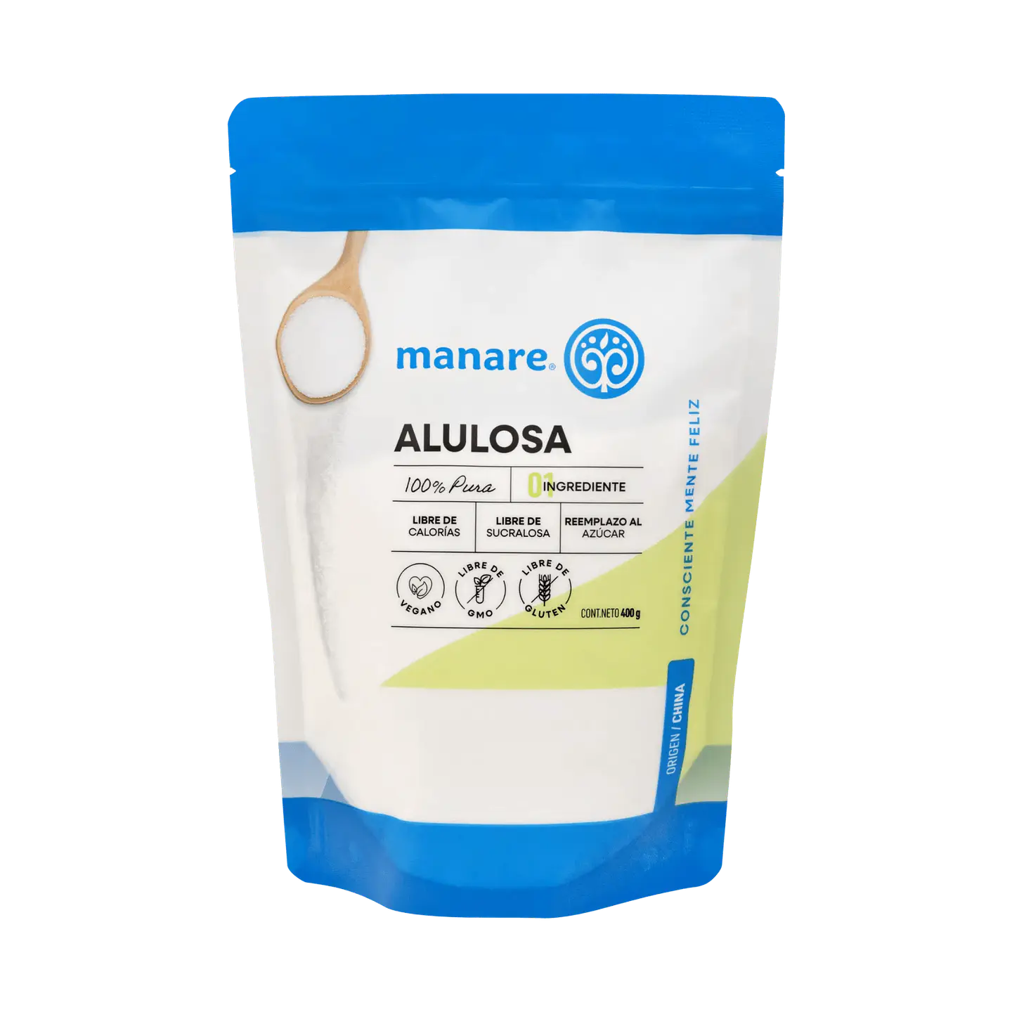 Alulosa 100% en polvo 400 grs 1