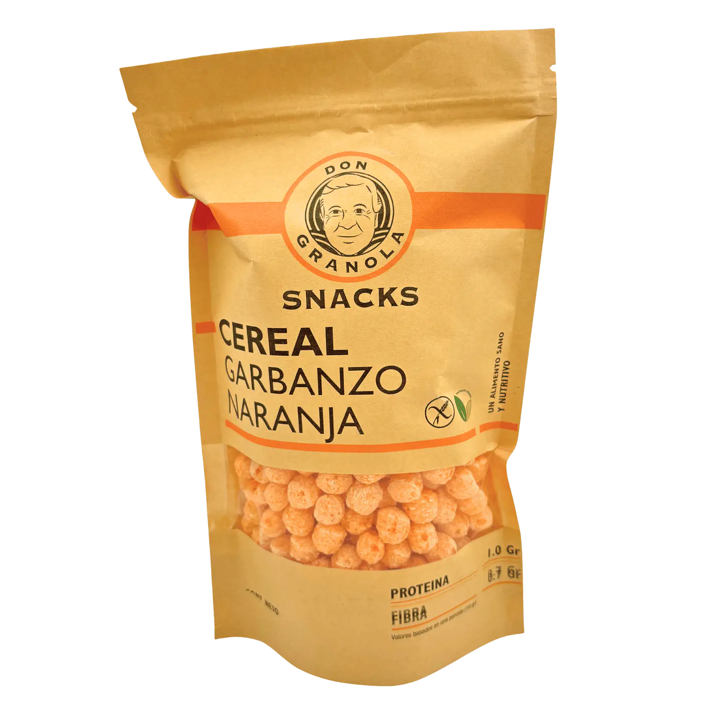 Cereal de Garbanzo Naranja Don Granola 100 grs 1